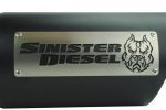 Sinister Diesel Dual Wall Exhaust Tip w/angle Cut 5"-6" Black (SDETAC56B) Universal - Image 5