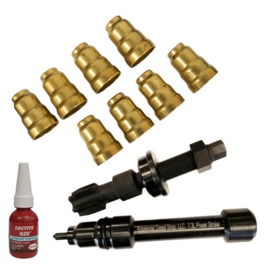 ffd160 injector cup install kit Powerstroke 7.3L tool cups and Loctite