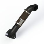 3" Down Pipe (GMCA428), Armor Lite