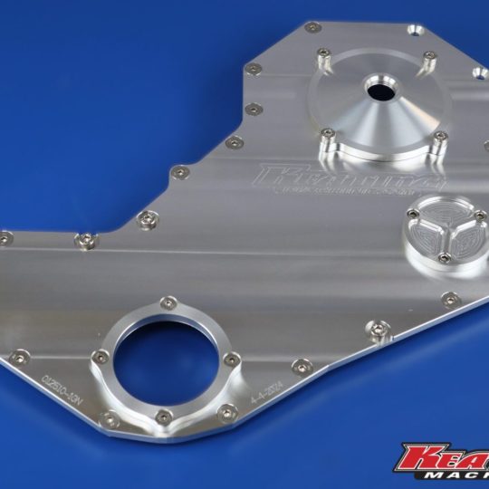 billet timing front cover with 12AN port for Cummins 12 valve first gen engine