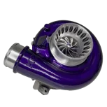 KC Turbo KC300x Stage 1 Turbo 63/70 - .84 A/R - Haunter Purple Finish (300715-Pur) For 1994-1998 Powerstroke 7.3L OBS