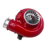 KC Turbo KC300x Stage 1 Turbo 63/70 - 1.00 A/R - Fire Truck Red Finish (300718-Rd) For 1994-1998 Powerstroke 7.3L OBS