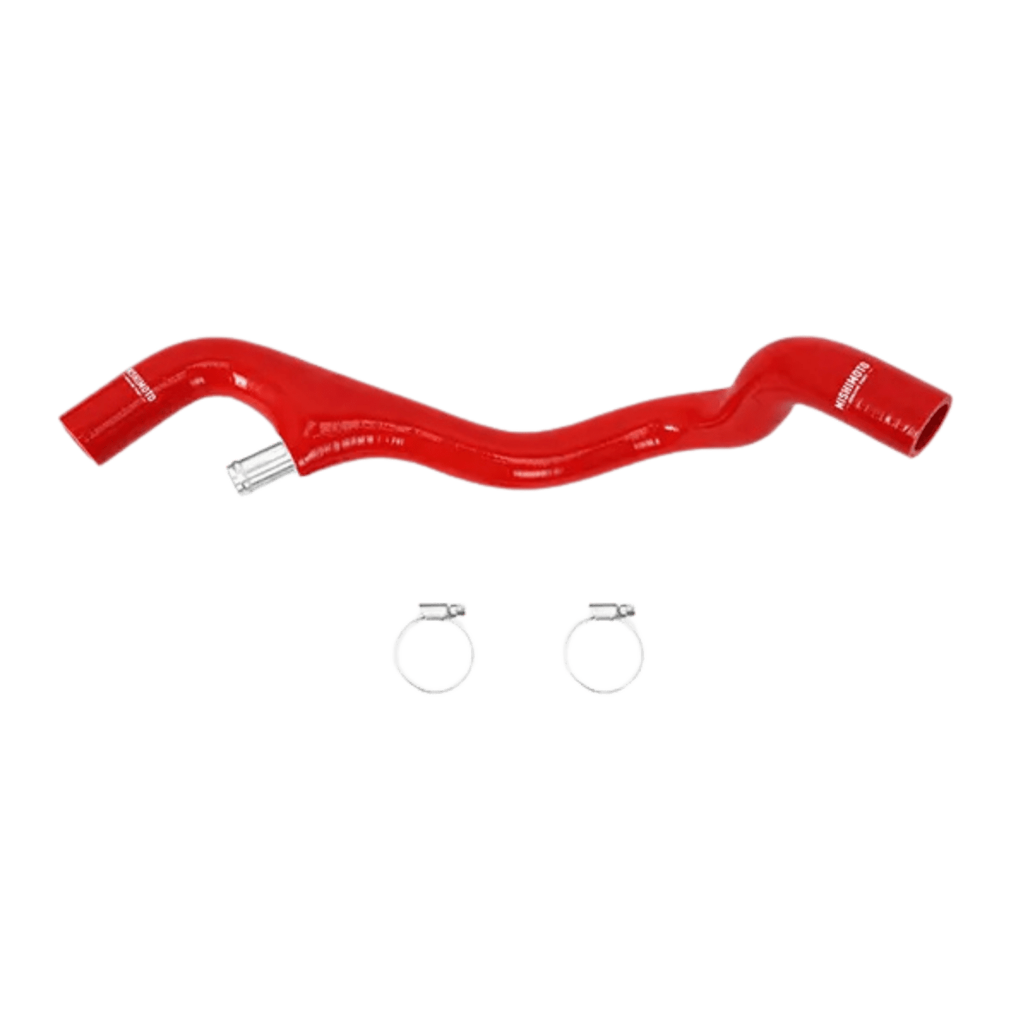 MMHOSE-F2D-03ERD Mishimoto Lower Overflow Hose Red (MMHOSE-F2D-03ERD) fits 2003-2004 Powerstroke 6.0L - Image 1