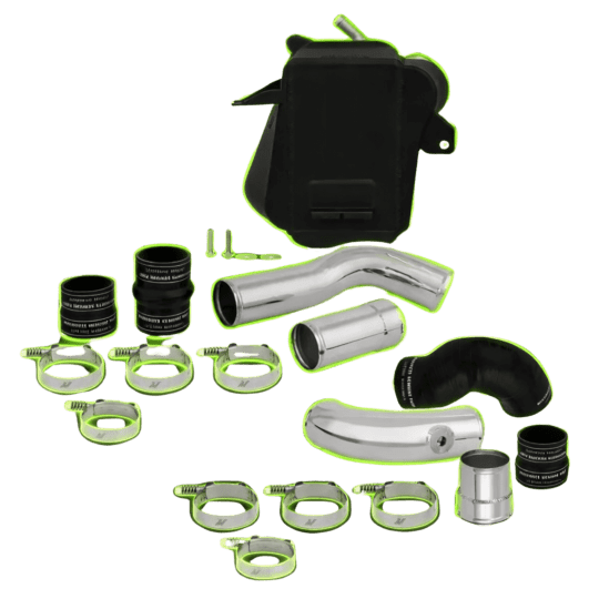 Mishimoto intercooler kit MMINT-F2D-11KBKP black for 6.7 Powerstroke air to water performance upgrade