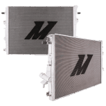 Mishimoto MMRAD-F2D-17 Powerstroke radiator aluminum cooling upgrade for 6.7L diesel engine
