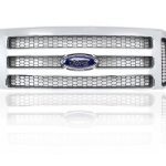 MKM Customs Modified 2007 Grille -Chrome- (MKMMODCR) for 199-2004 Powerstroke