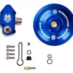 Sinister Diesel Blue Spring Kit with Adjustable Billet Spring Housing and Fuel Filter Cap (SDFUELBLK60ADJFFC) for 2003-2007 Powerstroke 6.0L