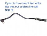 Sinister Diesel Turbo Coolant Feed Line (SDTURBCOOL67P) for 2011-2014 Powerstroke 6.7L - Image 2