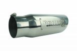 Sinister Diesel Dual Wall Exhaust Tip w/angle Cut 4"-5" Chrome (SDETAC45P) Universal - Image 3