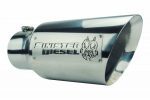Sinister Diesel Dual Wall Exhaust Tip w/angle Cut 5"-7" Chrome (SDETAC57P) Universal