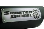 Sinister Diesel Dual Wall Exhaust Tip w/angle Cut 4"-5" Black (SDETAC45B) Universal - Image 4