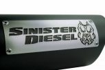 Sinister Diesel Dual Wall Exhaust Tip w/angle Cut 4"-5" Black (SDETAC45B) Universal - Image 4