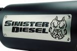 Sinister Diesel Dual Wall Exhaust Tip w/angle Cut 4"-6" Black (SDETAC46B) Universal - Image 4