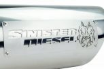 Sinister Diesel Dual Wall Exhaust Tip w/angle Cut 4"-6" Chrome (SDETAC46P) Universal - Image 4