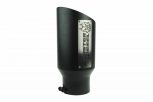 Sinister Diesel Dual Wall Exhaust Tip w/angle Cut 5"-7" Black (SDETAC57B) Universal - Image 4