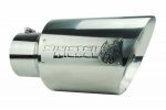 Sinister Diesel Dual Wall Exhaust Tip w/angle Cut 5"-8" Chrome (SDETAC58P) Universal