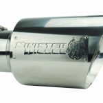 Sinister Diesel Dual Wall Exhaust Tip w/angle Cut 5"-8" Chrome (SDETAC58P) Universal