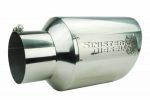 Sinister Diesel Dual Wall Exhaust Tip w/angle Cut 5"-8" Chrome (SDETAC58P) Universal - Image 3