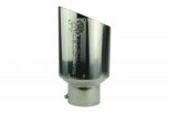 Sinister Diesel Dual Wall Exhaust Tip w/angle Cut 5"-8" Chrome (SDETAC58P) Universal - Image 5
