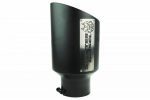 Sinister Diesel Dual Wall Exhaust Tip w/angle Cut 5"-8" Black (SDETAC58B) Universal - Image 3