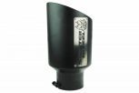Sinister Diesel Dual Wall Exhaust Tip w/angle Cut 5"-8" Black (SDETAC58B) Universal - Image 3