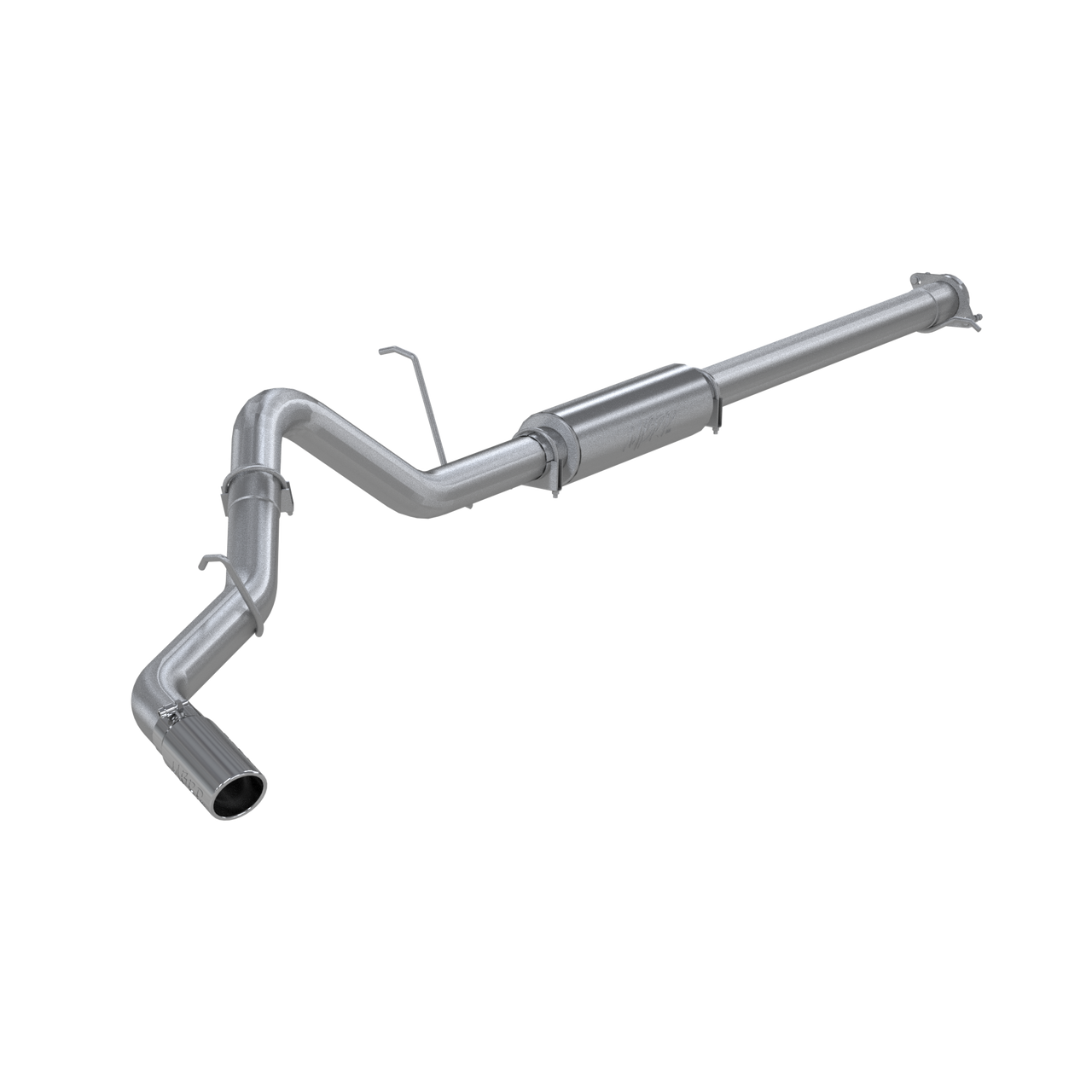 S5076AL__63572 MBRP 3.5"Cat Back, Single Side, Aluminzed Steel (S5076AL) for 2011-2019 Chevy/GMC 2500HD 6.0L Gasser - Image 1