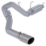4" Cat-Back Exhaust (S5149AL) Single Side Exit, Street Profile, Armor Lite