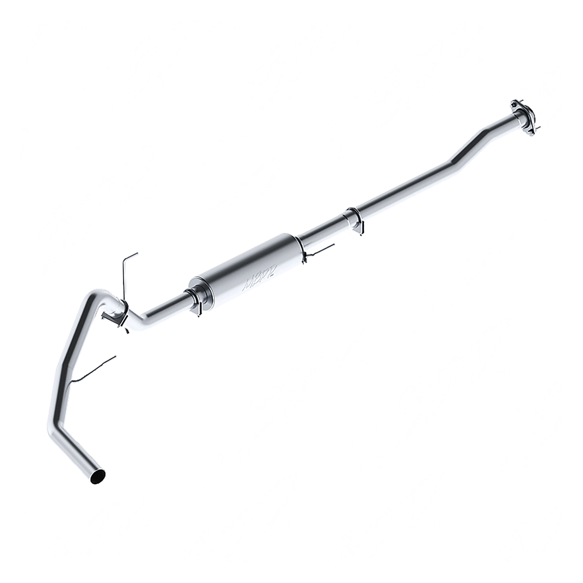 S5230P__29573 MBRP 3" Cat-Back Exhaust Single Side Exit, Street Profile, Armor Lite (S5230P) for 2011-2014 Ford F-150 5.0L RC-LB; EC/CC-6.5/5.5 box - Image 1