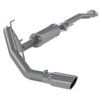 3" Cat-Back Exhaust(S5236AL), Single Side Exit, Tour Profile, Armor Lite