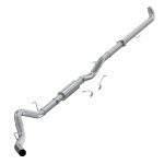 4" Downpipe-Back Exhaust (S6005P ), Armor Lite, Single Side Exit