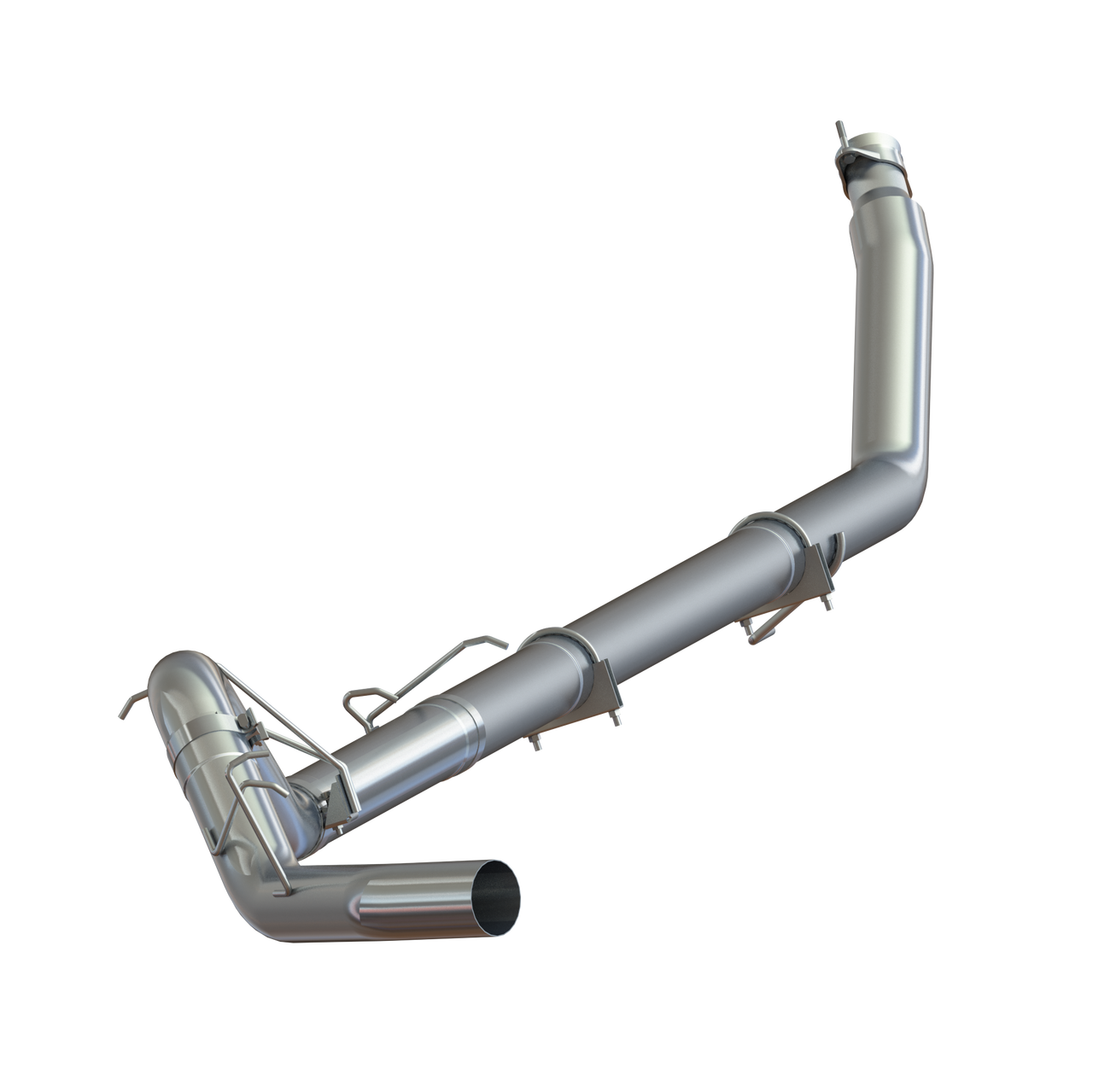 S6100PLM__85567 MBRP 4" Turbo-Back Exhaust Single Side Exit, Race Profile, Armor Lite (S6100PLM) for 1998-2002 Cummins 5.9L - Image 1
