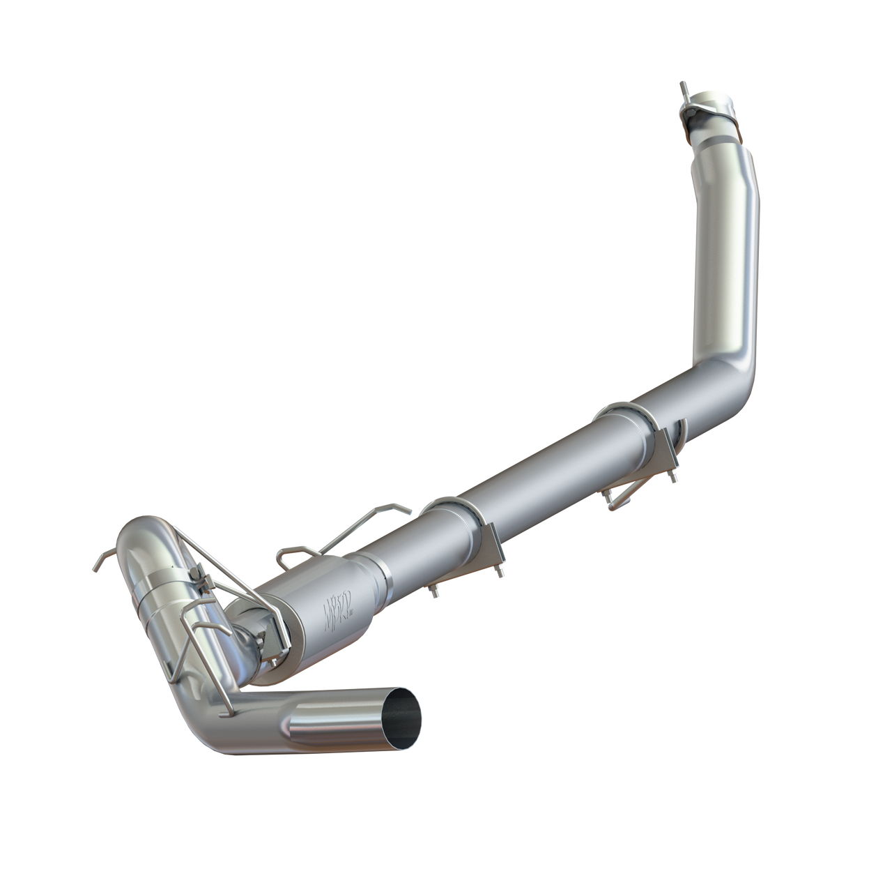S6100P__29856 MBRP 4" Turbo-Back Exhaust Single Side Exit, Race Profile, Armor Lite (S6100P) for 1998.5-2002 Cummins 5.9L - Image 1