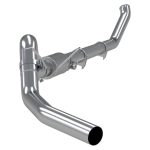 4" Turbo-Back Exhaust (S6104P),  Single Side Exit, Race Profile, Armor Lite