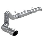 5" Cat-Back Exhaust(S61180AL), Armor Lite, Race Profile, Single Side Exit, T304 Stainless Steel Tip