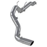 3.5" DPF-Back Exhaust (S6169AL), Single Side Exit, Tour Profile, Armor Lite