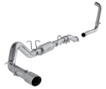 MBRP 4" Turbo Back, Single Side (Stock Cat) Exit, T409, (S6206409) for 2003 - 2007 Powerstroke 6.0L, EC/CC - Image 3