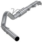 4" Cat-Back Exhaust (S6208P), Single Side Exit, Street Profile, Armor Lite