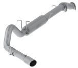 MBRP 4" Cat Back, Single Side (Stock Cat) Exit, Aluminum (S6208AL) for 2003-2007 Powerstroke 6.0L EC/CC - Image 3
