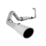 MBRP 4" Turbo Back, Single Side (Stock Cat) Exit, Aluminum (S6216AL) for 2003-2005 Powerstroke 6.0L Excursion