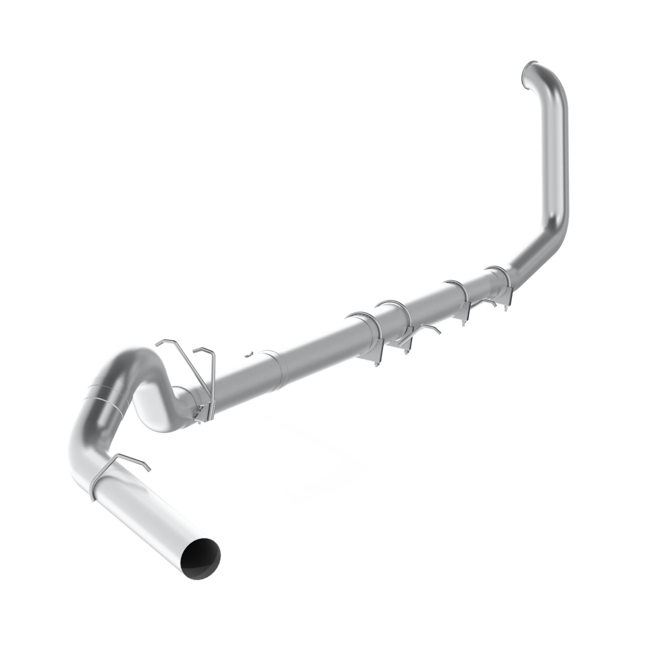 S62220SLM__53403 MBRP 5" Turbo Back, Single Side Exit, No Muffler, T409 (S62220SLM) for 1994-2003 Powerstroke 7.3L -All Models - Image 1