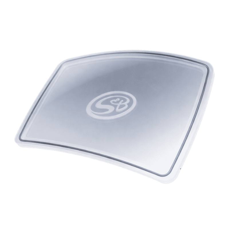 S&B Replacement lid - without screws S&B Replacement Clear Lid (AM0400-00) for 1998-2003 Powerstroke 7.3L - Image 1