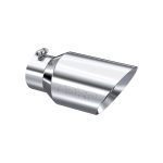 4" Inlet Tip (T5072), Dual Wall, Angle Cut, T304 Stainless Steel
