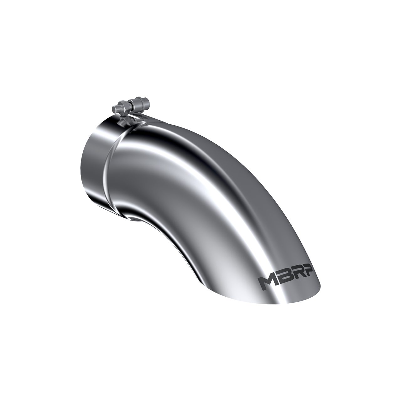 T5085 5" Inlet Tip (T5085), Single Wall, T304 Stainless Steel, Single Wall, Turndown - Image 1