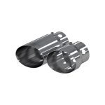 4" Inlet Exhaust Tip (T5111), Black Coated, T304 Stainless Steel