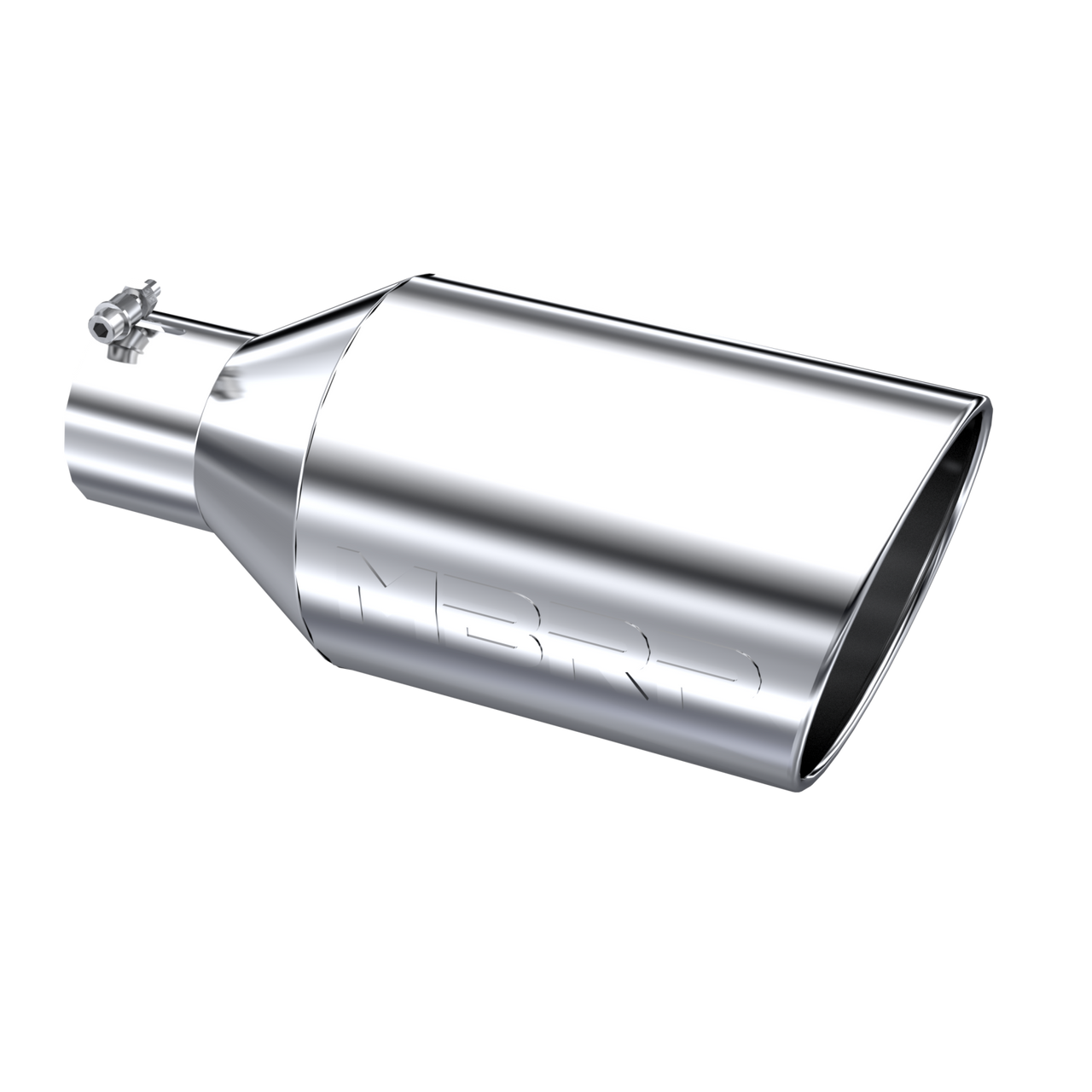 T5128_0-BKSJ__42860 4" Inlet (T5128), T304 Stainless Steel, Rolled Angle Cut, Universal - Image 1
