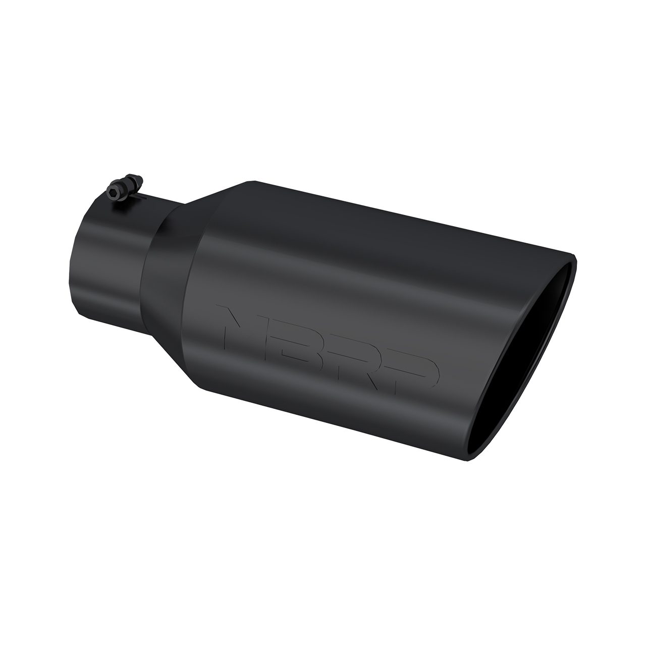 T5129BLK 5" Inlet Exhaust Tip (T5129BLK ), Black Coated Tip, Universal Fit - Image 1