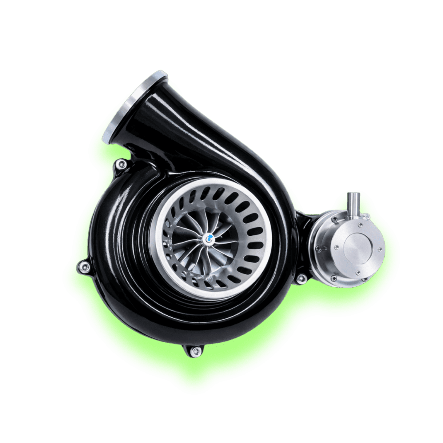 Untitled design (11) KC Turbo KC300x G3 Stage 3 Turbo - Jet Black Finish (302678-Blk) For EARLY 1999 Powerstroke 7.3L - Image 1