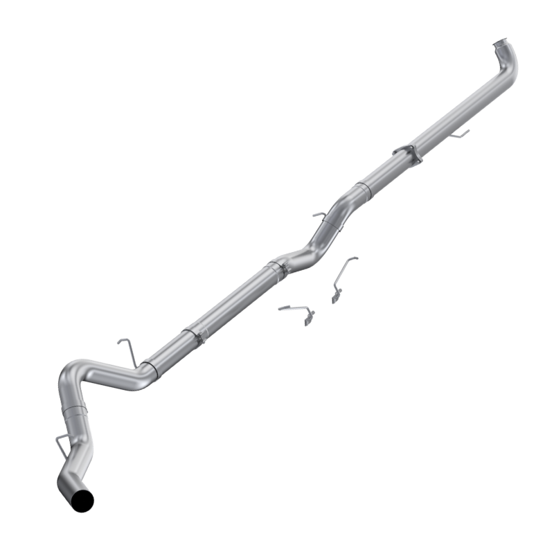 Untitled design (18) MBRP 4" Downpipe Back-Exhaust Armor Lite, Single Side Exit (S6005PLM) for 2001-2004 Duramax LB7 - Image 1