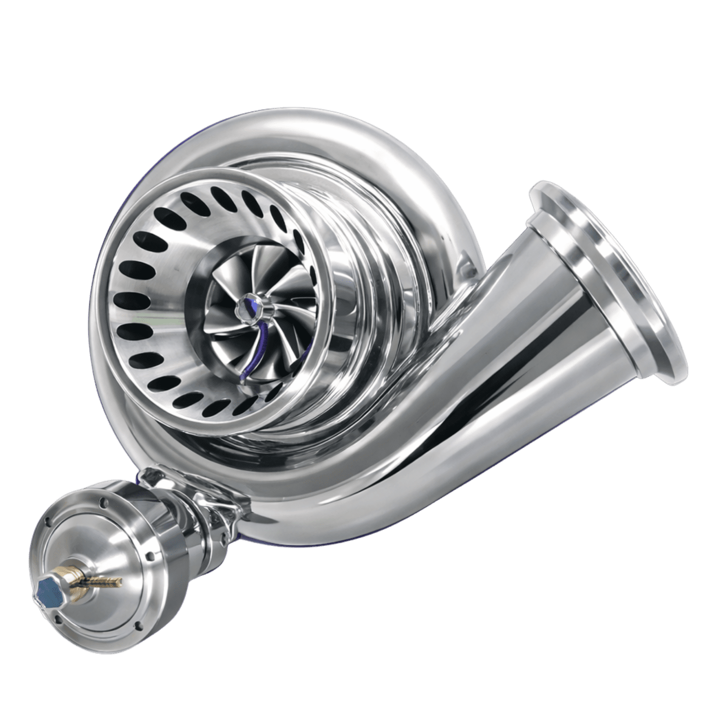 Untitled design (19) KC Turbo KC300x G3 Stage 3 Turbo - Polished Finish (302615-Pol) For Late 1999-2003 Powerstroke 7.3L - Image 1