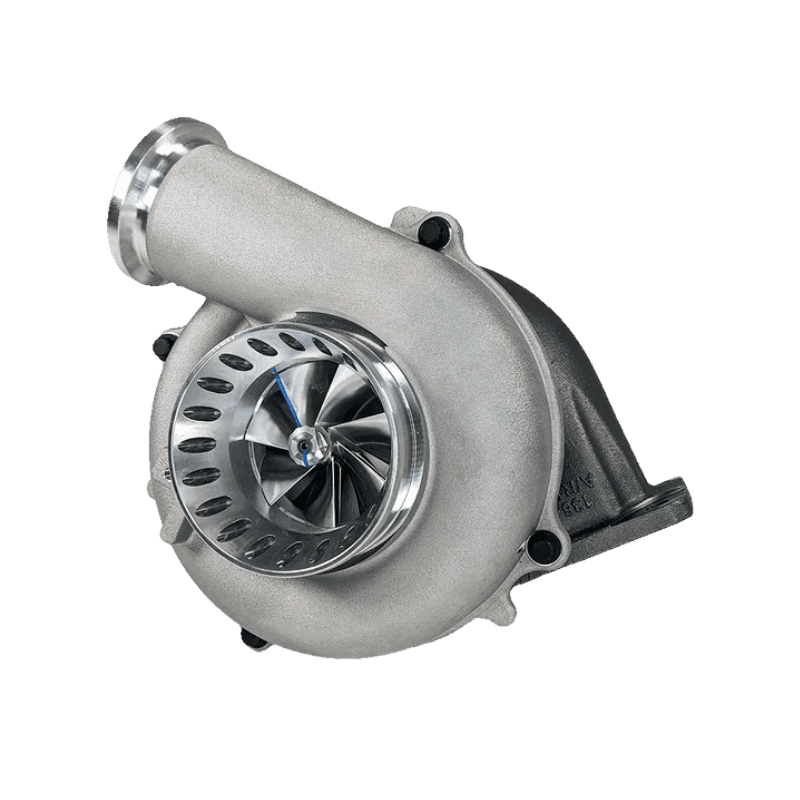 Untitled design (20) KC Stock Plus Billet Turbo - Standard Finish (300410) For 1994-1998 Powerstroke 7.3L OBS - Image 1